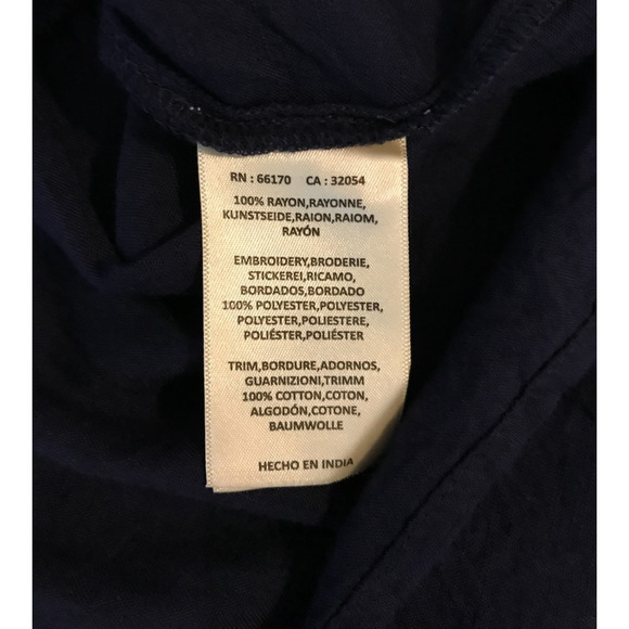 Anthropologie Floreat Luana Embroidered Tunic Blouse - Size 8 - Picture 11 of 13